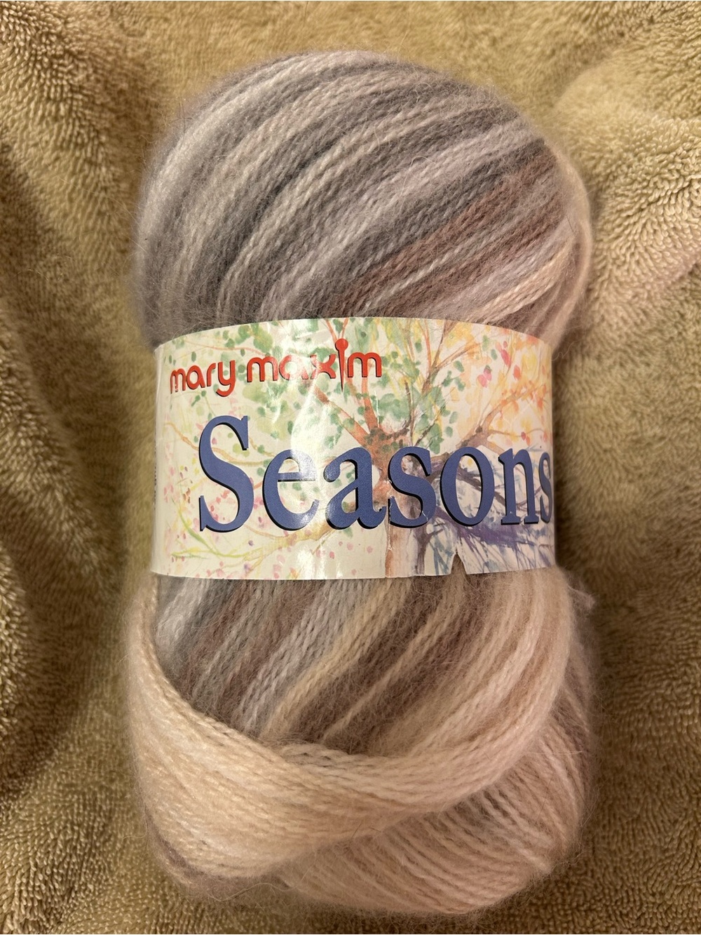 Mary Maxim Seasons, a discontinued yarn